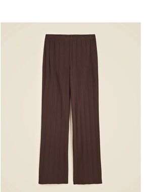 J. Crew Pointelle Straight-Leg Pants